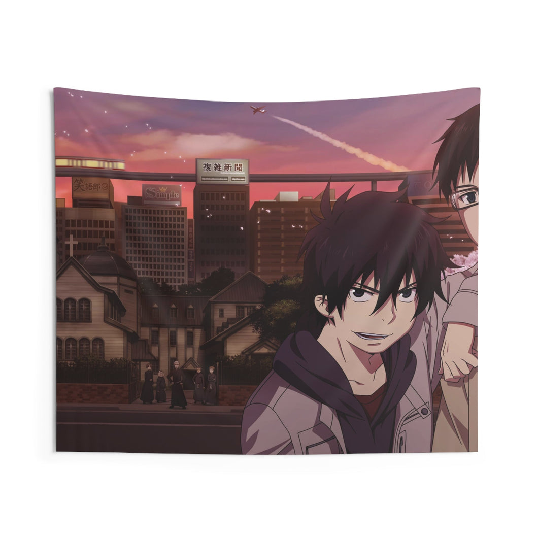 Rin,Yukio and Shiro Indoor Wall Tapestry