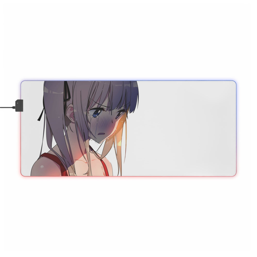 Saekano: How to Raise a Boring Girlfriend Eriri Spencer Sawamura RGB LED Mouse Pad (Desk Mat)