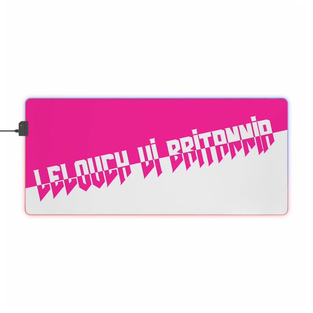 Code Geass Lelouch Lamperouge RGB LED Mouse Pad (Desk Mat)