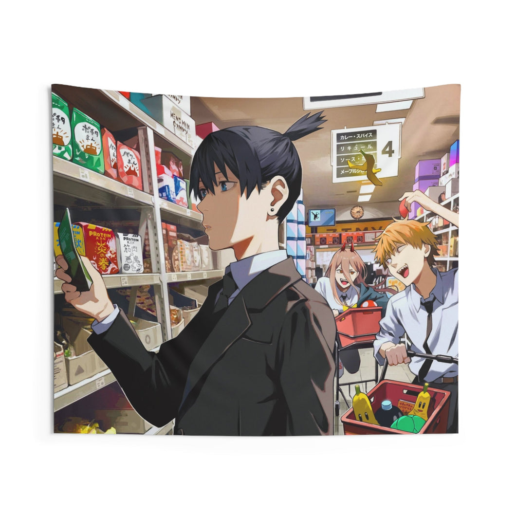 Anime Chainsaw Man Indoor Wall Tapestry