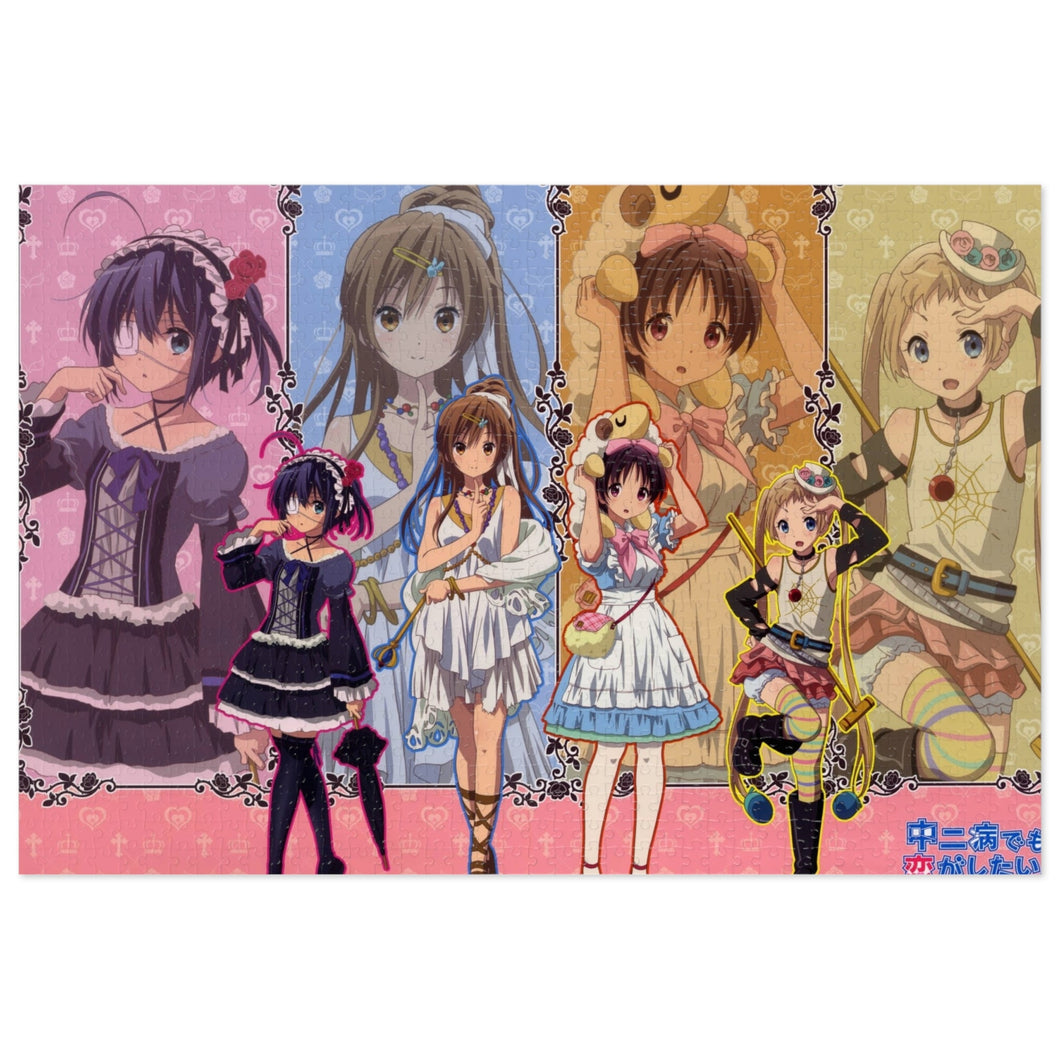 Love, Chunibyo & Other Delusions Rikka Takanashi, Sanae Dekomori, Shinka Nibutani, Kumin Tsuyuri Jigsaw Puzzle