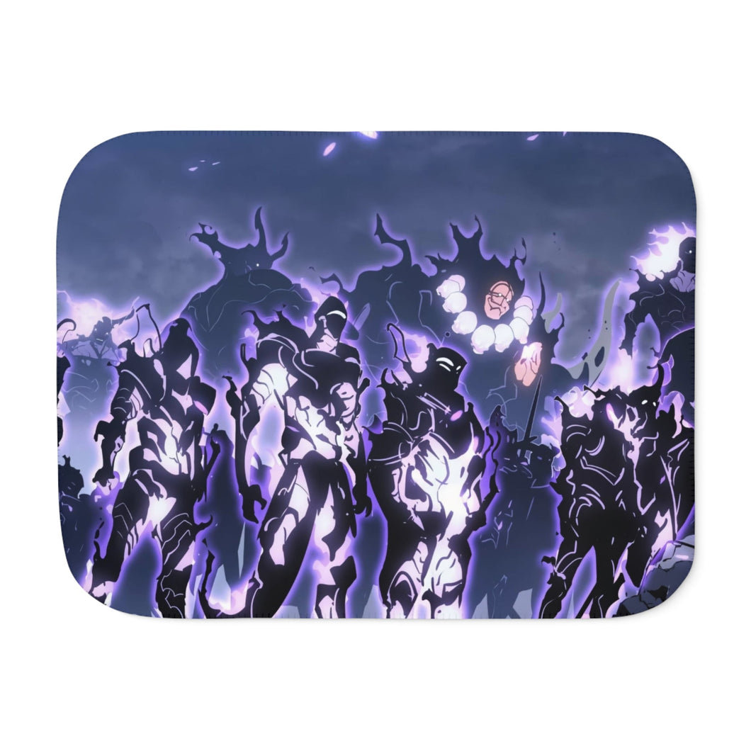 Sung Jin-Woo | God of death DualScreen Sherpa Blanket