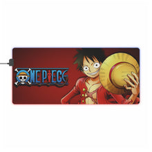 Load image into Gallery viewer, Monkey D. Luffy RGB LED Mouse Pad (Desk Mat)
