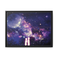 Your Name. Canvas Framed Art Print