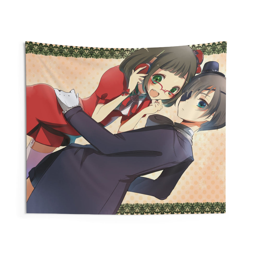 Black Butler Indoor Wall Tapestry