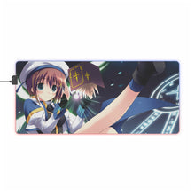 Load image into Gallery viewer, Magical Girl Lyrical Nanoha RGB LED Mouse Pad (Desk Mat)
