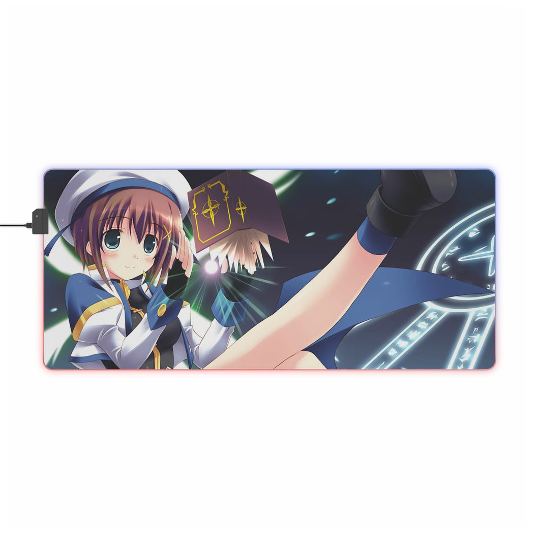 Magical Girl Lyrical Nanoha RGB LED Mouse Pad (Desk Mat)