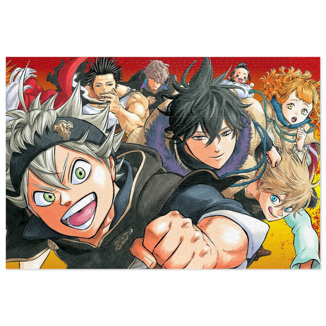 Black Clover Asta, Noelle Silva, Yuno, Yami Sukehiro, Luck Voltia Jigsaw Puzzle