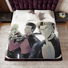 Load image into Gallery viewer, Genos, Metal Bat and Garou Sherpa Blanket
