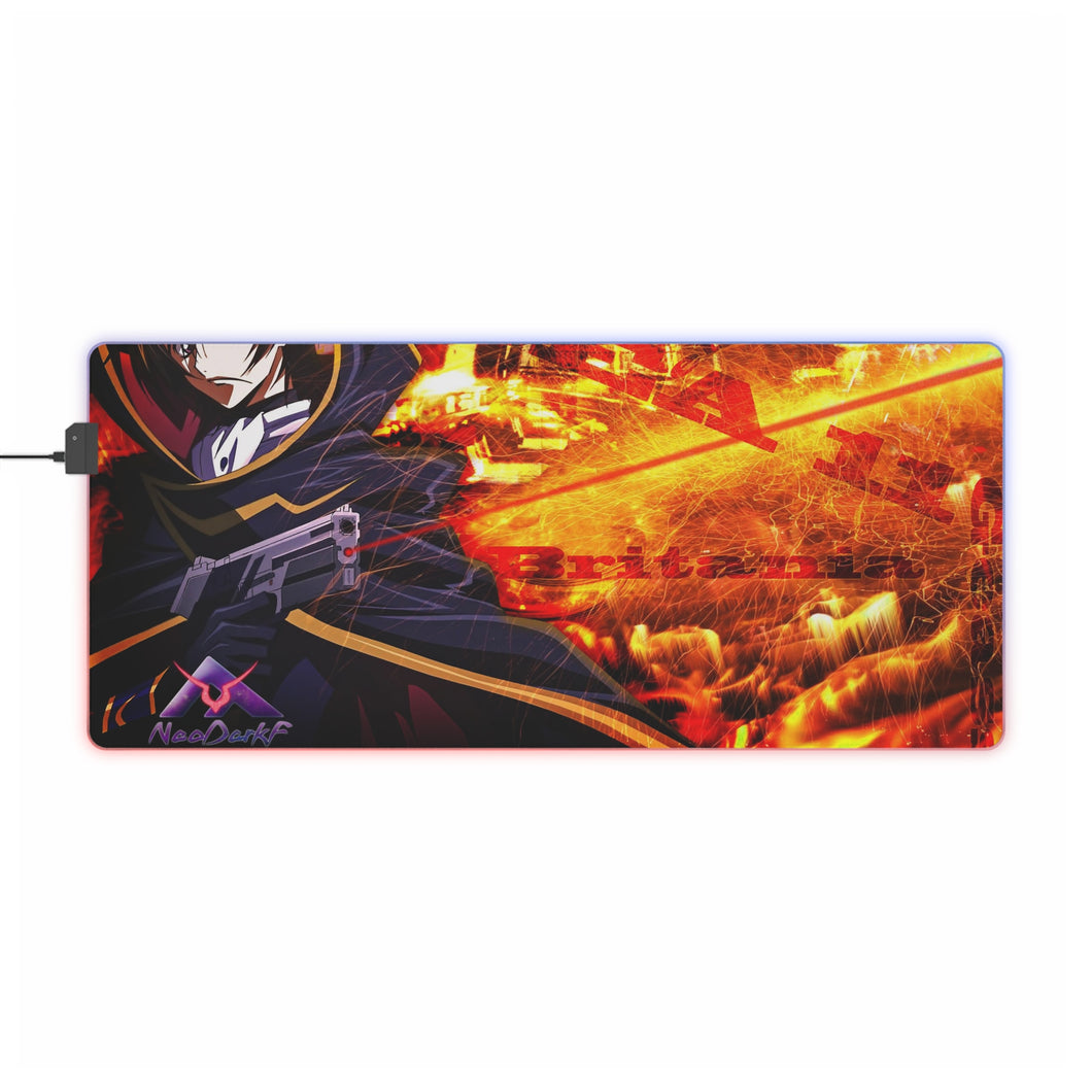 Code Geass Lelouch Lamperouge RGB LED Mouse Pad (Desk Mat)