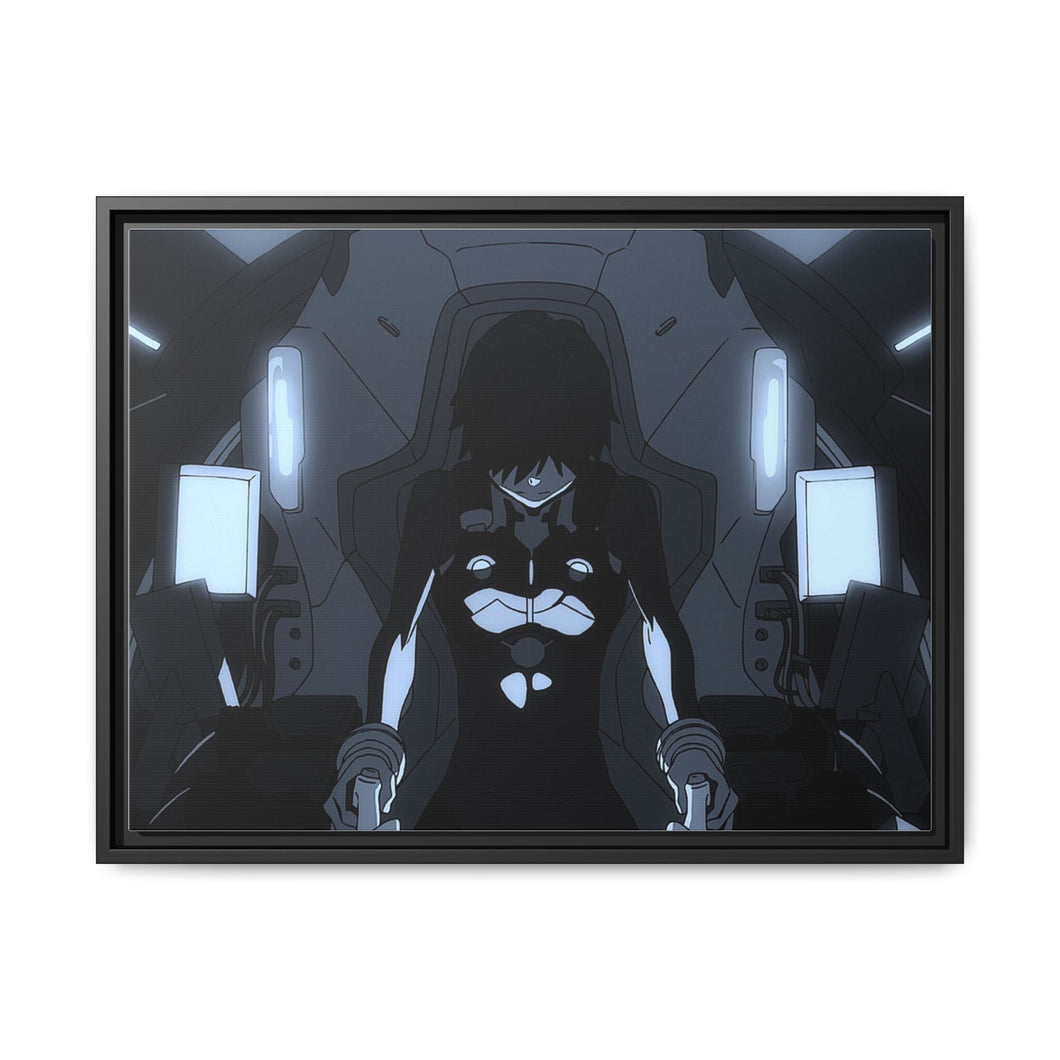 Pilot: Code 016 Canvas Framed Art Print