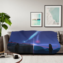 Load image into Gallery viewer, Your Name Mitsuha Miyamizu, Taki Tachibana Sherpa Blanket
