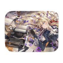 Load image into Gallery viewer, Anime Violet Evergarden Sherpa Blanket
