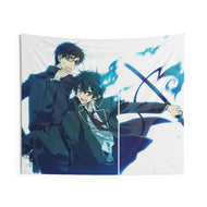 Rin and Yukio Okumura Indoor Wall Tapestry