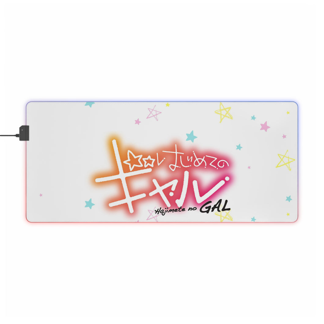 Hajimete No Gal RGB LED Mouse Pad (Desk Mat)