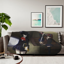 Load image into Gallery viewer, Mei,Yukari and Izumi Sherpa Blanket
