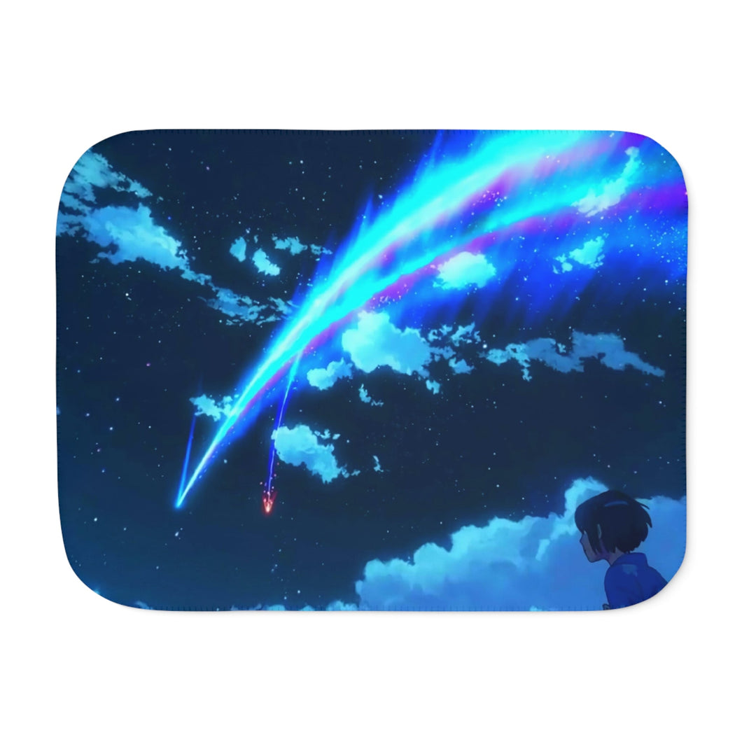 Your Name. Sherpa Blanket
