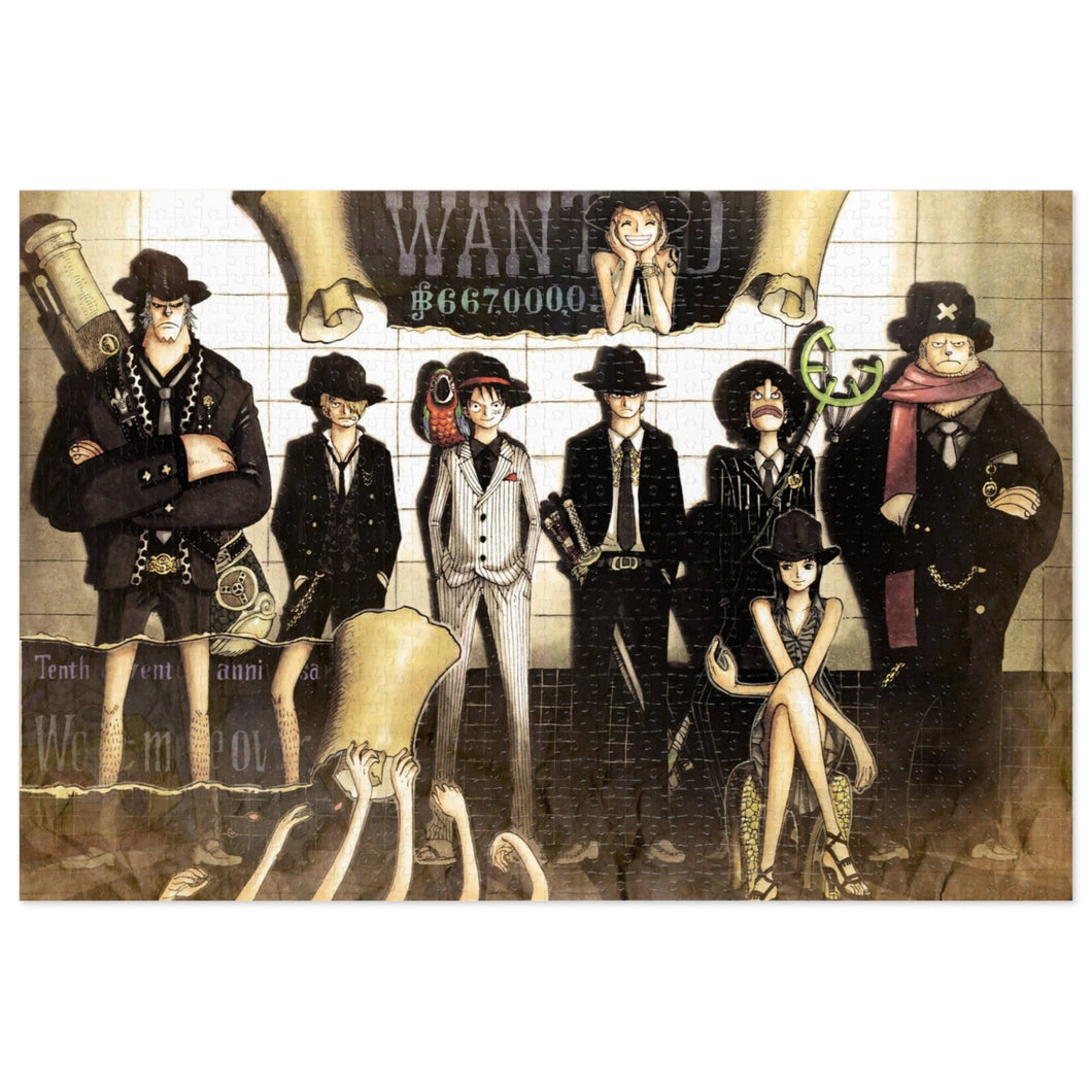One Piece Monkey D. Luffy, Roronoa Zoro, Sanji, Nico Robin, Tony Tony Chopper Jigsaw Puzzle