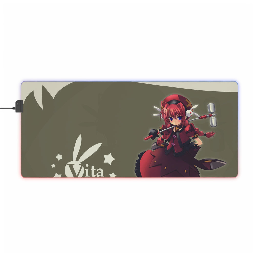 Magical Girl Lyrical Nanoha RGB LED Mouse Pad (Desk Mat)
