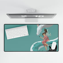 Load image into Gallery viewer, Minimalist Chihiro, Haku, and No-face Mouse Pad (Desk Mat)
