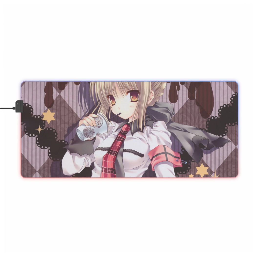 Magical Girl Lyrical Nanoha RGB LED Mouse Pad (Desk Mat)
