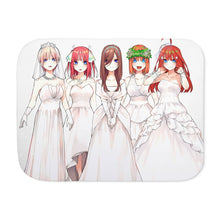 Load image into Gallery viewer, The Quintessential Quintuplets Miku Nakano, Itsuki Nakano, Nino Nakano, Yotsuba Nakano, Ichika Nakano Sherpa Blanket
