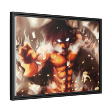 Load image into Gallery viewer, Eren Yeager (titan) Canvas Framed Art Print
