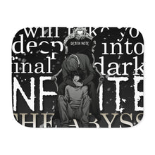 Load image into Gallery viewer, Anime Death Noter Sherpa Blanket
