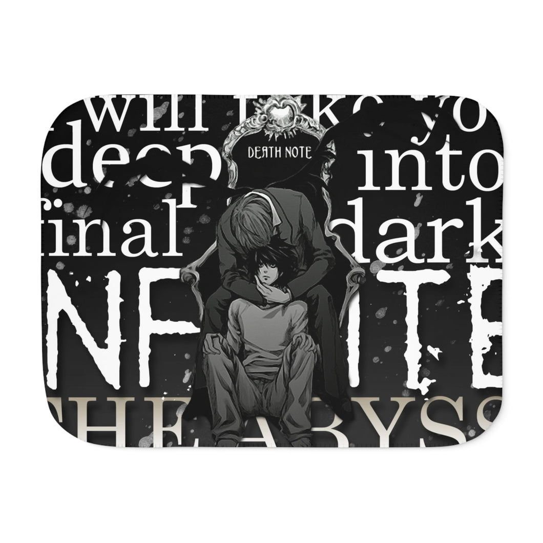 Anime Death Noter Sherpa Blanket
