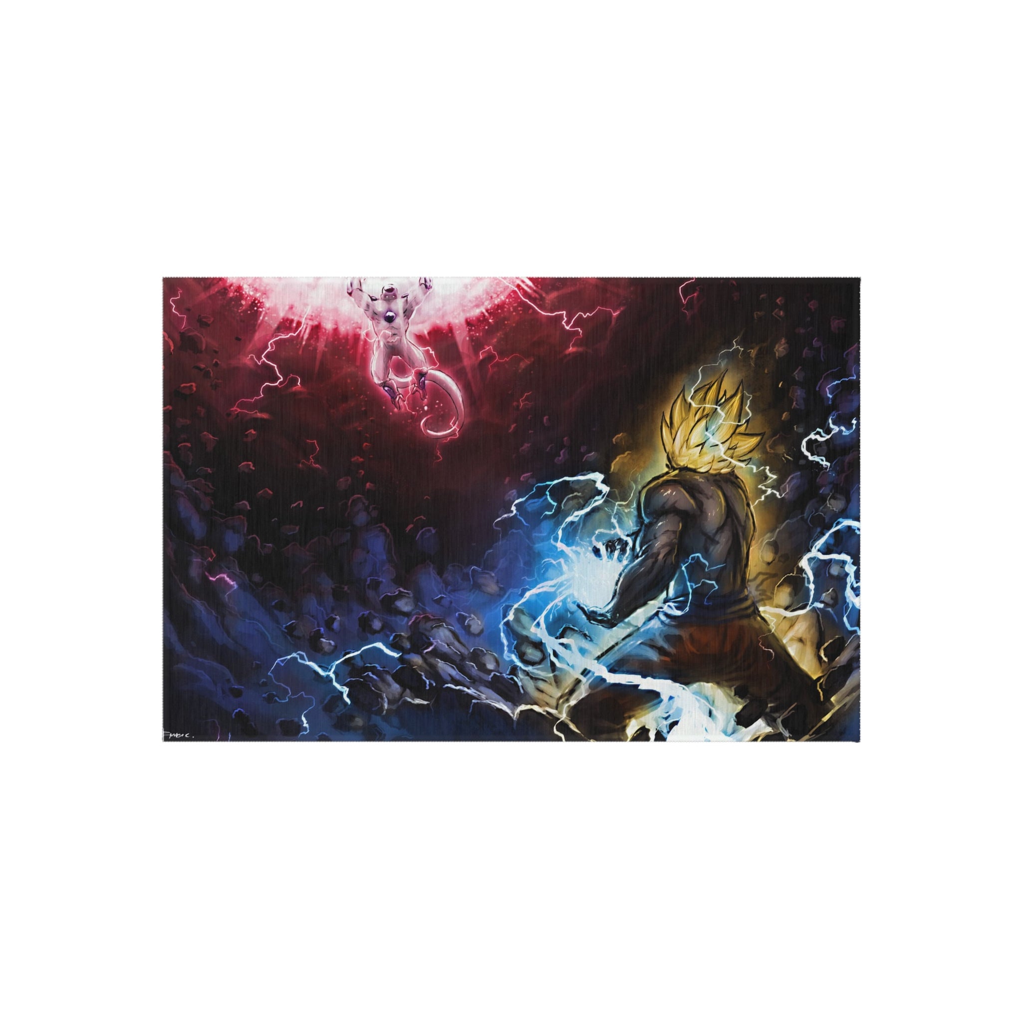 Goku vs. Frieza Rug