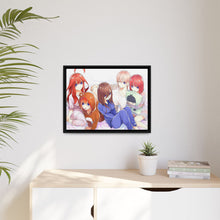Load image into Gallery viewer, Anime The Quintessential Quintuplets Canvas Framed Art Print
