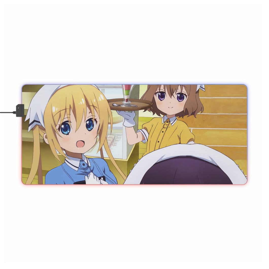 Blend S Maika Sakuranomiya, Kaho Hinata, Mafuyu Hoshikawa RGB LED Mouse Pad (Desk Mat)