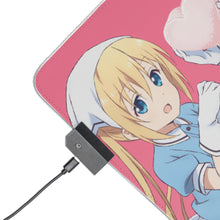 Load image into Gallery viewer, Blend S Maika Sakuranomiya, Kaho Hinata, Mafuyu Hoshikawa RGB LED Mouse Pad (Desk Mat)
