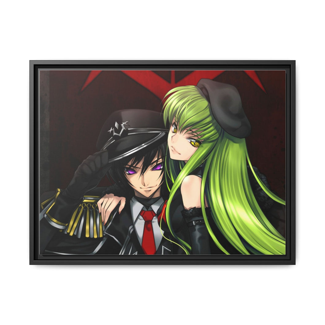 Anime Code Geass Canvas Framed Art Print