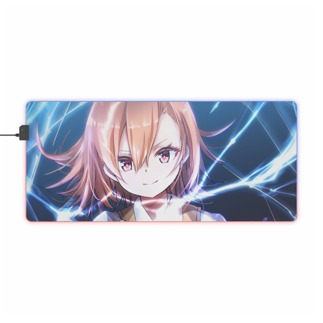 A Certain Magical Index Mikoto Misaka RGB LED Mouse Pad (Desk Mat)