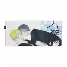 Load image into Gallery viewer, Durarara!! Izaya Orihara, Shizuo Heiwajima RGB LED Mouse Pad (Desk Mat)
