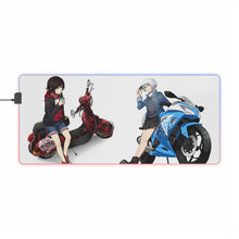 Load image into Gallery viewer, White Rose RGB LED Mouse Pad (Desk Mat)
