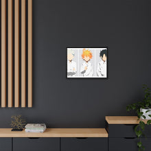 Load image into Gallery viewer, The Promised Neverland Ray, Norman, Emma Canvas Framed Art Print
