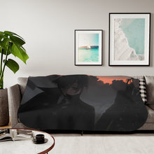 Load image into Gallery viewer, Black Butler Sherpa Blanket
