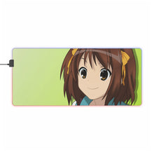 Load image into Gallery viewer, The Melancholy Of Haruhi Suzumiya RGB LED Mouse Pad (Desk Mat)
