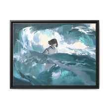 Load image into Gallery viewer, Anime Spirited Away Canvas Framed Art Print
