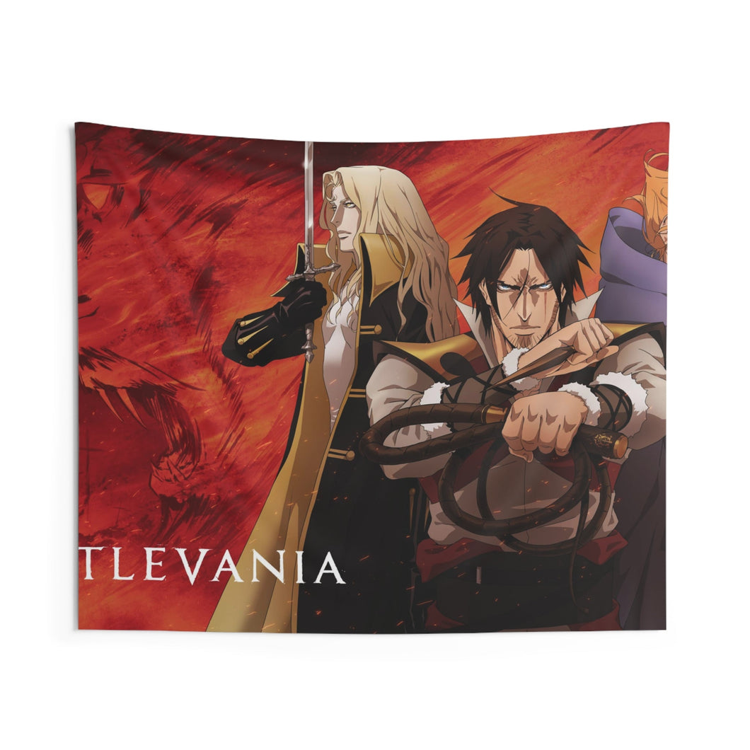 Cast of Castlevania animated series Indoor Wall Tapestry