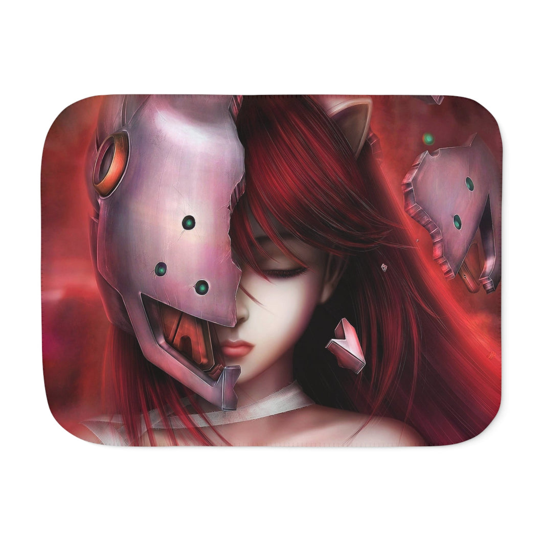Anime Elfen Lied Sherpa Blanket