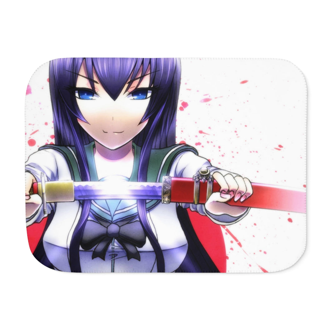 Saeko Busujima Sherpa Blanket