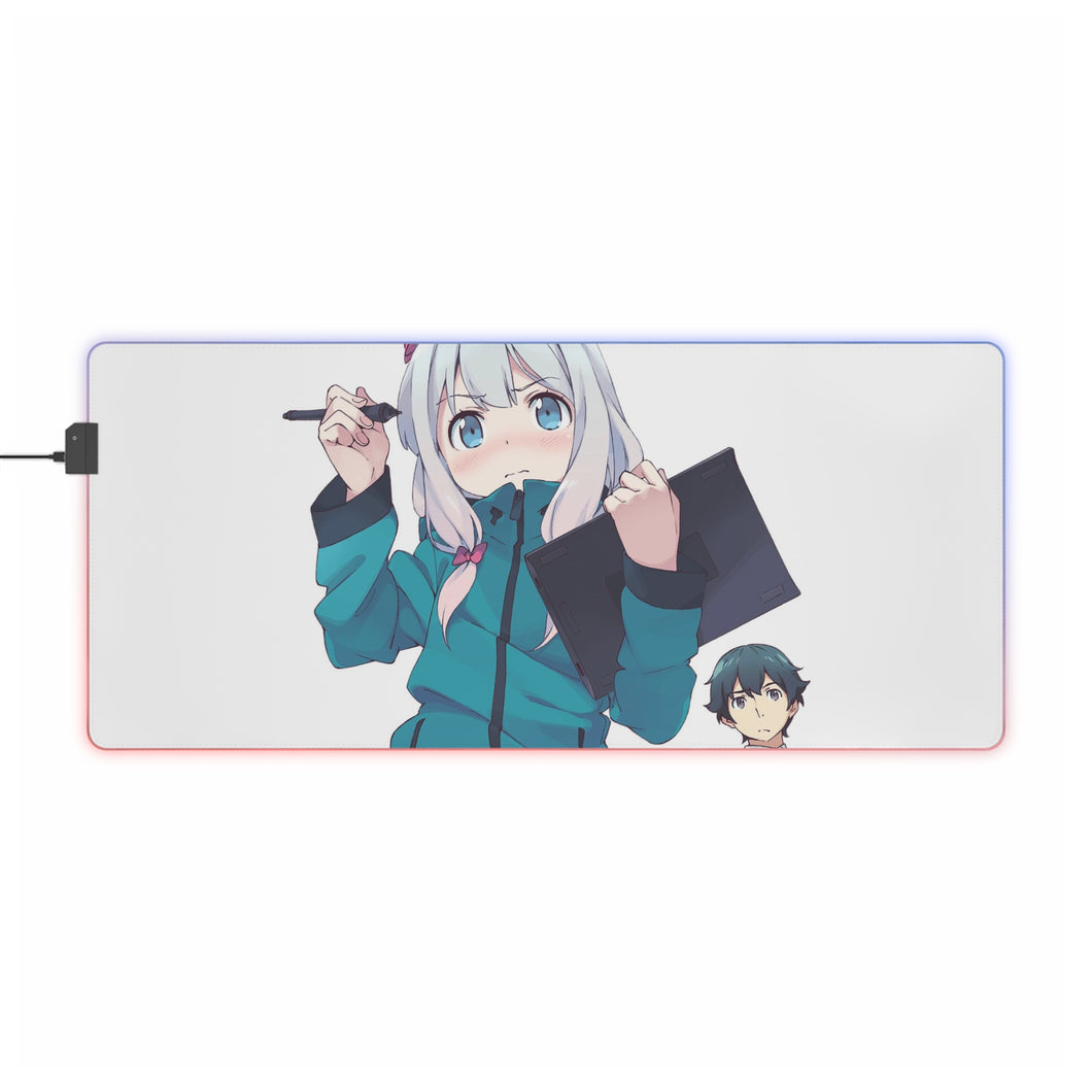 EroManga-Sensei RGB LED Mouse Pad (Desk Mat)