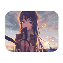 Load image into Gallery viewer, Rascal Does Not Dream Of Bunny Girl Senpai Sherpa Blanket
