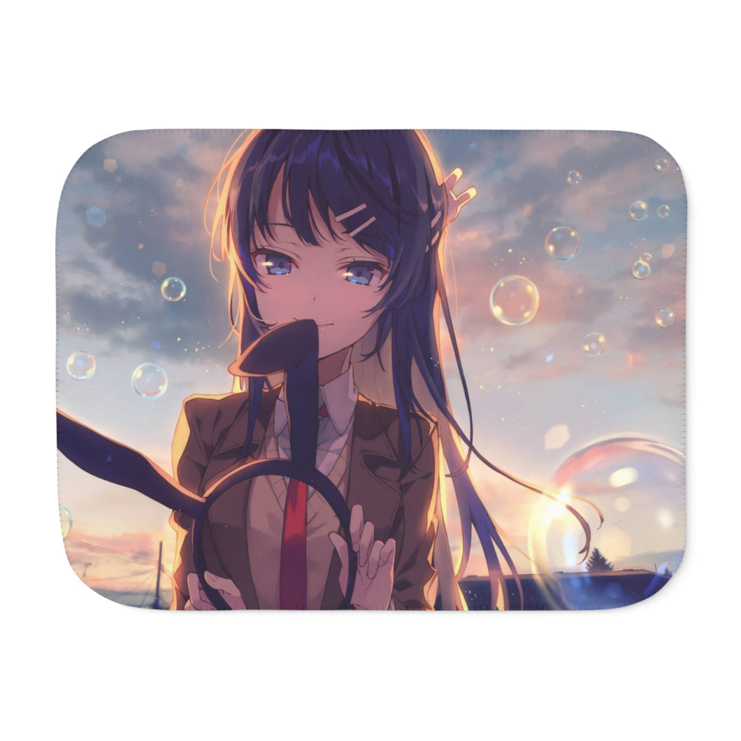 Rascal Does Not Dream Of Bunny Girl Senpai Sherpa Blanket