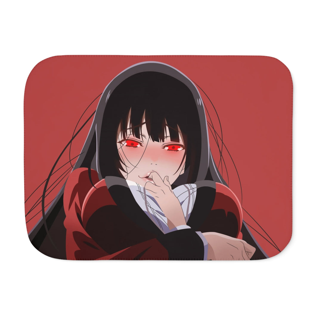 Jabami Yumeko Sherpa Blanket