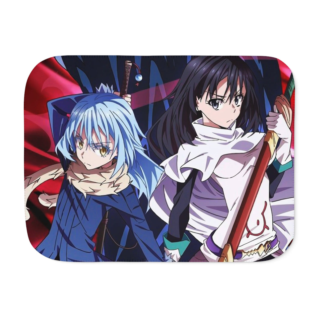 Rimuru Tempest and Shizue Izawa Sherpa Blanket