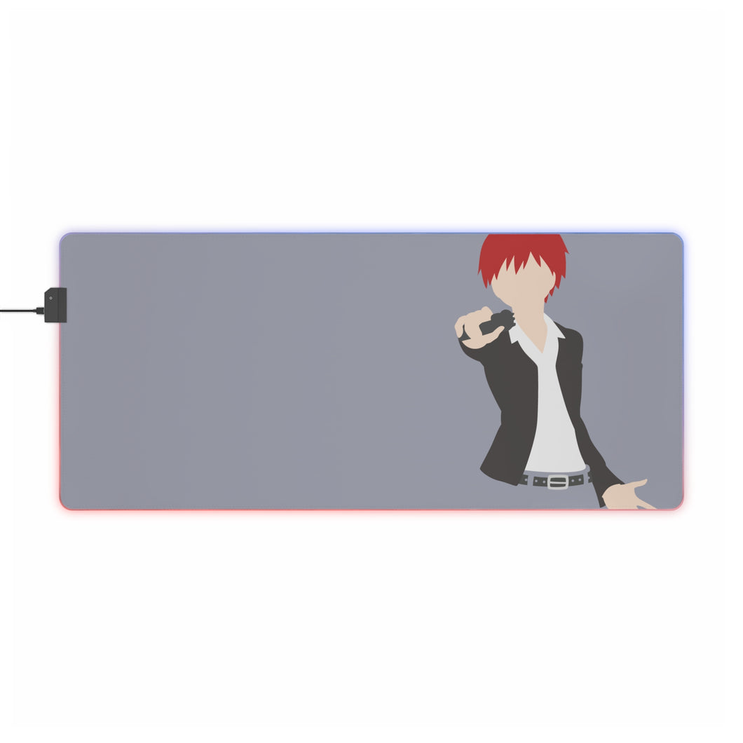Assassination Classroom Karma Akabane RGB LED Mouse Pad (Desk Mat)